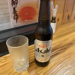 menyasakigakeboshi Utsunomiya Ten - 本日の妻のビールは大好きな"アサヒスーパードライ"です☆