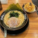 壱角家 - ラーメン＋ねぎチャ丼セット