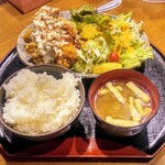 古民家居酒屋 彦べえ - 自家製タルタルから揚げ定食