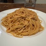 Trattoria Lemon - 生ウニのスパゲッティ1650円、大盛り400円