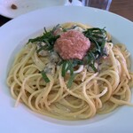 Capricciosa Enoshima Ten - 魚介とたらこのスパゲッティ