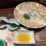 Japanese Cuisine Teraoka Nakasu Honten - 虎ふぐ刺し