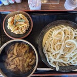 Inaka Udon Ootaya - きのこうどん＆かき揚げ