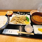 お魚とお酒 うはる - 琵琶湖本モロコ天ぷら定食