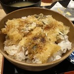 Tempura to Wine Kojima Kyobashi Ten - 穴子天を丼に！