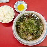 八光軒 - 料理写真:中華そば 並 750円 ,  ごはん 並 150円