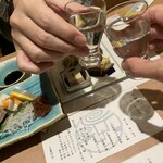 Daicho So - 夕食　一刀両断　冷酒大吟醸　1200円