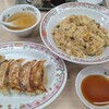 餃子の王将 - 料理写真:炒飯 627円 大盛 143円 餃子 341円