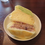 八天堂 カフェリエ - ｸﾘｰﾑﾊﾟﾝ試食☆