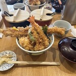 Kaneko Ya Kichijoji Ten - 穴子の天丼とお味噌汁