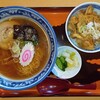 花みずき - 料理写真:あごだしらぁめん、ミニ焼肉丼