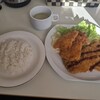 麻里の - 料理写真:とんかつエビフライサラダ添えライススープ付ランチ（税込1,100円）