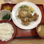 ジョイフル - 料理写真:ジョイフル塩唐揚げ定食 548円