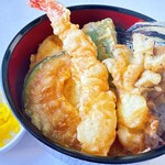 手打ちうどん 小麦堂 - 天丼