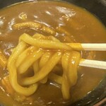 信濃屋 - きつねカレー定食（うどん•ごはん）のきつねカレーうどん