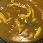 信濃屋 - きつねカレー定食（うどん•ごはん）のきつねカレーうどん