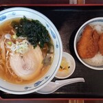 Taishu Shokudo Masahiro - ラーメンとミニタレかつ丼ランチ