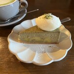 Wakaba Do - 日替わりランチデザート(栗とほうじ茶のチーズケーキ)330円