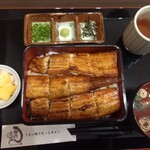 Unagi no Mitani Tokushima Nadai - うな重御膳上(2,800円)