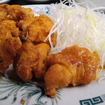 Hidakaya Gakugeidaigaku Eki Mae Ten - Wドラゴンチキン定食 800円 ご飯大盛 60円