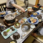 Iwanai Onsen Takashima Ryokan - 夕食は部屋食です