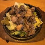 Jizake to Kyushu Regional cuisine  Akinai Miyazaki Tachibanadori Ten - 地鶏もも肉の炭火焼