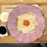 Maruyoshi Seimensho - ■肉釜玉うどん ￥1.700