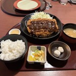 Iccho Kamisato Ten - 【2024.12.19(木)】味噌ロースカツ定食（ご飯・味噌汁・漬物・小鉢）1,419円