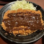 Iccho Kamisato Ten - 【2024.12.19(木)】味噌ロースカツ定食の味噌ロースカツ