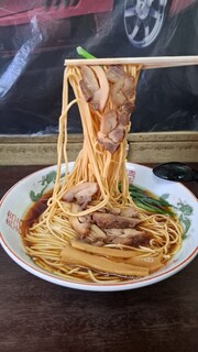 中華そば いではら - 細麺ストレートがいい