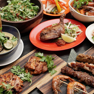 [Enjoy cuisine from various Asian countries] From standard popular dishes to street food!