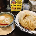 肉汁つけめん イナバ スタイル - 料理写真:鶏白湯味玉つけめん(大)オープンと同時に到着。先客4名。開店から10分で外待ちが出来ていた。