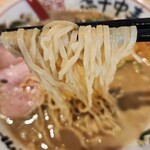 煮干結社 麺や 鹿道山 - [限定Ｂ] 元汁にごりそば の麺