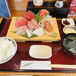 Namaiki na Oshokuji Dokoro Shiosai - 刺身定食　JPY 2,380