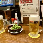 Yakitori no Oogiya Takamatsu Sanfurawa Tori Ten - 生ビールからスタート