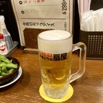 Yakitori no Oogiya Takamatsu Sanfurawa Tori Ten - 喉ごし最高のアサヒスーパードライ