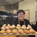 家庭料理 一 - ショウヘイさんと、手作りサワラカツバーガー