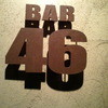 BAR46 - 壁には店名のオブジェが…