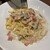 Italian Kitchen VANSAN - 料理写真:パスタ
          しぶしぶ1口食べさされている向かいの方