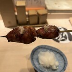 虎ノ門 焼鳥國よし - ハツです！