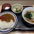 名代 富士そば - 料理写真:朝カレーセット