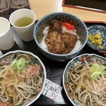 Ippitsu Keijo Chaya Soba Dokoro - 福井県人セット［越前おろしそば＆ソースカツ丼］