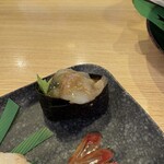 Kaiten Sushi Triton Asahikawa Kyokushin Ten - えび味噌使った軍艦