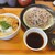 とんから亭 - 料理写真:もり蕎麦&ミニヒレかつ丼(¥803-¥50)