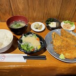 さかなとさくら - アジフライ定食