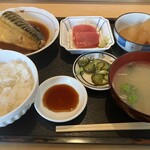 魚真 - サバの味噌煮定食