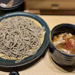 Niku Soba Tomuraushi Tamachi Ten - 豚辛汁つけ蕎麦