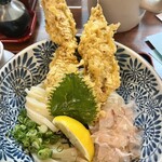 うどん 蔵十 - 料理写真:鶏天ぶっかけ1080円