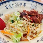 手打ちビャンビャン麺 - 料理写真:角煮油そば