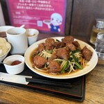 Rebanira Teishoku kei Raku - ■庄内レバニラ定食 ￥1.290